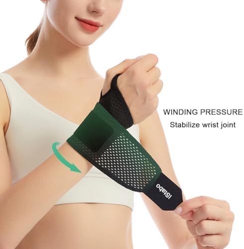 Ultra Thin Mesh Wrist Strap Brace Support for Workouts & Daily Use, Carpal Tunnel Pain Relief, Ulnar Wrist Wraps Repetitive Wrist Use Injury, Fit Left or Right Hand, Breathable Adjustable (2, Black)