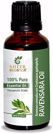 Ravensera Oil (Ravensara Aromatica Syn Cryptocarya Agathophylla) Essential Oil 100% Pure Natural Undiluted Uncut Therapeutic Grade Oil 0.16 Fl.OZ