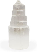 Selenite Tower / 4'' Tall / 1pc / Crystals and Healing Stones, Spiritual Gifts, Reiki, Chakra, Yoga, Meditation Accessories/Torre de Selenita