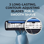 BIC Flex 3 Men’s Disposable Razors With 3 Blades, For a Smooth and Comfortable Shave, 4 Piece Razor Kit for Men