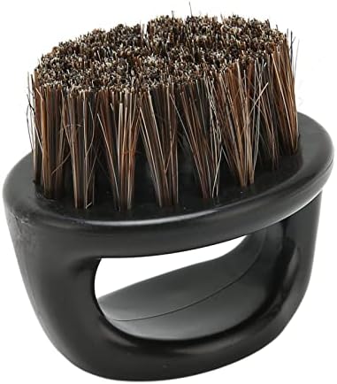 3Pcs Men Beard Brush, Burr Free Beard Care Brush for Styling Cleansing and Exfoliating, Comfortable Using Shaving Brush with Round Handle, Practical Facial Beard Cleaning Brush