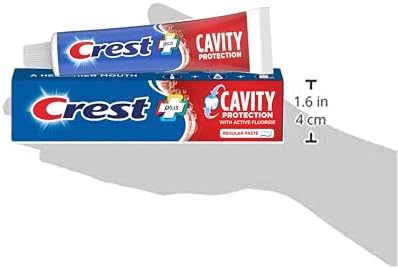 Crest Cavity Protection Toothpaste Regular - 8.2 Ounce (Pack of 4)