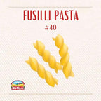 Divella Fusilli Pasta #40, 16 oz. (Rotini Pasta - Pack of 2) - Authentic Italian Pasta Made with Durum Wheat Semolina, Perfect 'Al Dente' Texture for Every Dish