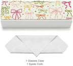 Glasses Case Leather Hard Shell Spectacle Cases Portable Travel Sunglasses Case For Women Men