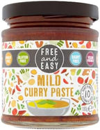 Free & Easy Free From Mild Curry Paste 198g - Pack of 6