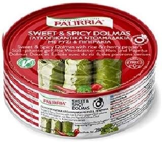 Palirria Stuffed Vine Leaves Sweet & Spicy Dolmas Pack of 2