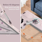 Lazy Person's Self-Washing 360 Rotatable Adjustable Hands-Free Flat Floor Mop - Wet & Dry Self Wringing Microfiber Mop (With 2 Cloth, 38*12CM)