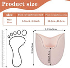 Ballet Toe Pads - Soft Foot Care Toe Pad for Ballet Dance, 3.34 x 3.15 Inch Knitted Fabric Toes Cap Cover, Women Girls Dance Toes Pads for Pointe Shoes, Forefoot Wrap Cover Protector Cushion