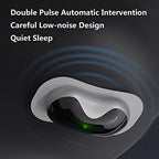 Electric Anti Snoring Device for Sleep Apnea Smart Throat Anti Snoring Device with Fixing Strap Snore Stopper Mouthpiece Snoring Solution Machine for Better Sleep
