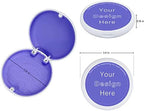 Aligner and Retainer Case, 50PCS Custom Personalized Logo Orthodontic Aligner Retainer Case Customized Mouthguard Protective Cases with Any Image Logo and Text for Gift Business Logos