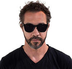 VITENZI Bifocal Sunglasses for Men and Women Retro Reading Sun Tinted Glasses with Readers - Turin