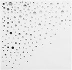Stylish Silver Napkins - 100 Pack of White and Silver Lunch Napkins - Add Sparkle to Your Event with 6.5 x 6.5 Inch Party Napkins - Disposable 3 Ply Wedding Napkins for Reception