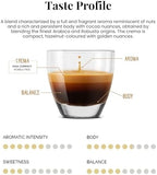 Caffe Vergnano 1882 Medium Roast Espresso Compatible Capsules, Single-Serve Arabica Robusta Espresso Coffee, Italian For Nespresso Machines, Intensity 6/10, Cremoso, 30 Ct