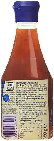 Blue Dragon Hot Sweet Chilli Dipping Sauce 380g
