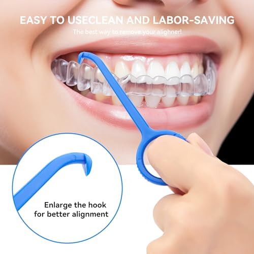 25PCS Aligner Remover Tool, 5 Colors Clear Aligner Removal Tool for Invisalign Removable Retainers, Aligners,Braces Removal Kit