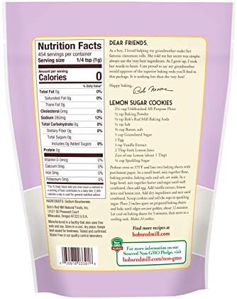 Bob's Red Mill Pure Baking Soda -- 16 oz (Pack of 2)