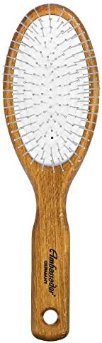 Fuchs Ambassador Wood Oval Hairbrush w/Steel Pins 1 Unit