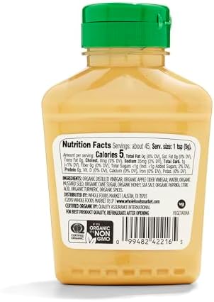 365 by Whole Foods Market, Organic Honey Mustard, 8 Ounce (Pack of 2)