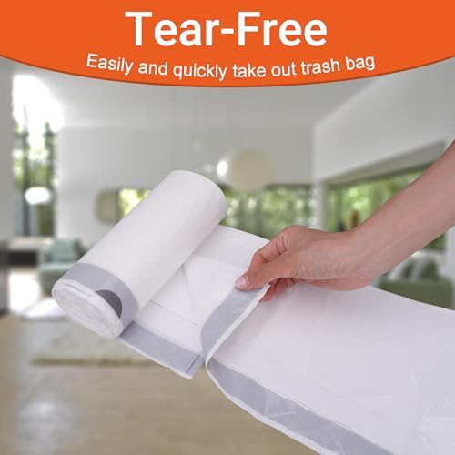 200 Count Perfect Fit Compatible with simpIehuman Code M Heavy Duty Trash Bags with Reinforced Drawstring 1.2 Mil Thick Heavy Duty Quality Drawstring 8-12 Gallon Garbage Liners GRAND SAVE!