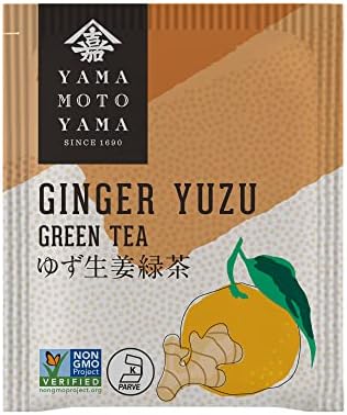 Yamamotoyama Ginger Yuzu Green Tea, 18 bags