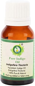Indigo Oil | Indigofera Tinctoria | for Hair | for Body | for Massage | Pure Indigo Oil | 100% Pure Natural | 30ml | 1.01oz by R V Essential