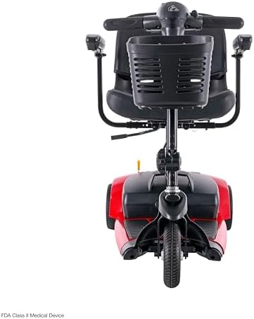 Rascal Venture 3-Wheel Portable Mobility Scooter for Travel, Easy Disassembly, Compact Design, 300 lb Capacity, Battery Included