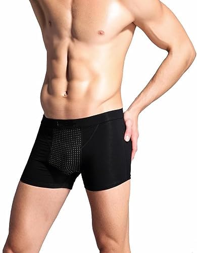 6 Pack Men's Underwear Enlargement Magnetic Therapy Boxer Briefs Tourmaline Prostate Therapy Panties Energetic