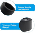 Bonsicoky Thickened Rubber Cane Tips 1 Inch