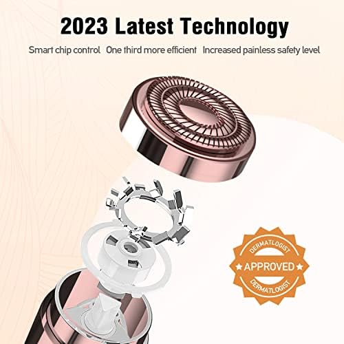 Facial Hair Removal for Women, Hair Removal Device, Rechargeable Hair Remover for Women, Facial Hair Remover for Face, Upper Lip, Chin, with a Branded Storage Bag