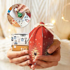 DIY Christmas Advent Calendar Boxes to Fill, 25 Numbered Empty Advent Calendar Houses Boxes, 2025 Countdown Advent Calendars Surprise Gift Boxes for Kids Family Friends, XMAS Holiday Decor -25 Designs