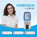 HSLPM-102 Portable Cholesterol Testing Kit Home Use 4 in 1 TC HDL LDL Triglyceride Blood Lipid Analysis Meter Device Quick Results Easy to Use with 10Pcs Strips Lancets Droppers