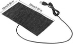 USB Heating Pads, Black 5V USB Carbon Fiber Heating Mat, Pad Warm Blanket to Warm Shoulder, Neck, Waist, Back, Abdomen and Cushion or Pet Bed 20 x 10cm/7.87 x 3.94inch