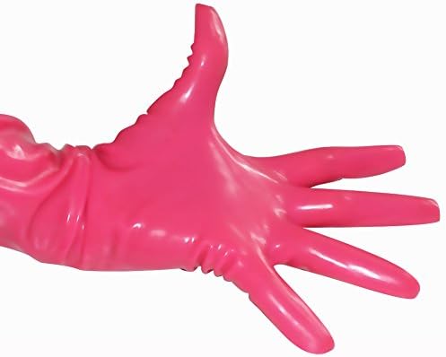 Rubber Secrets Short Latex Mixed Toes Wrist Gloves