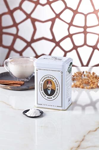 Hafiz Mustafa 1864 Istanbul, Salep, Sahlep, Sahlab, Turkish Ottoman Milky Chai, Gift from Turkey, Gift Ideas for Birthday, Christmas