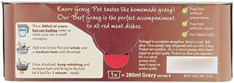 Knorr Beef Gravy Pot 4 x 28 g