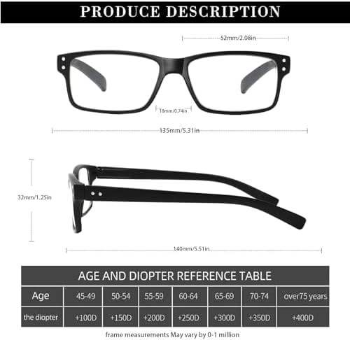 NORPERWIS Reading Glasses 6 Pairs Quality Readers Spring Hinge Glasses for Reading for Men and Women (6 Pack Mix Color -1, 1.75)