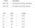 United Ortho 2051-04 Standard Envelope Arm Sling, X-Large