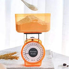 Food Scale Mechanical Dial Kitchen Scale,Vintage Retro Look Kitchen Food MechanicalScale Tool Analog Dial Removable Bowl,Removable Measuring Cup, Tare Function, KitchenFriendly