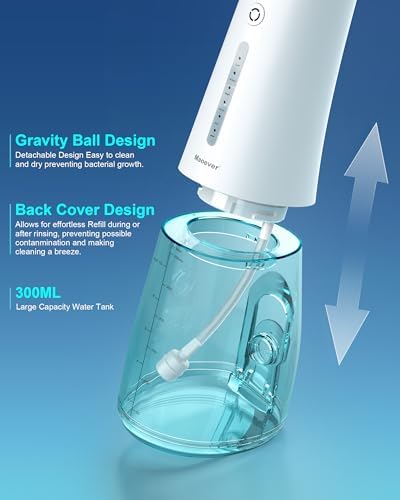 Nasal Irrigation System, Cordless Nasal Rinse Machine for Sinus Relief & Nasal Care, Electric Neti Pot with 6 Tips and 40 Salt Packs Nasal Irrigation Sinus Rinse System Kit for Adult & Kid