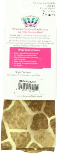 Celeste Stein 15-20 mmHg Graduated Compression Socks for Women – Improves Circulation & Leg Support