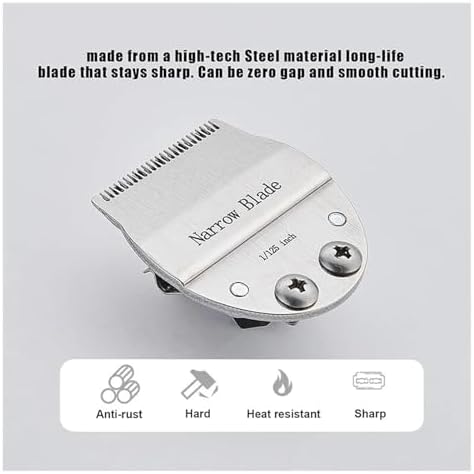 Narrow Blade，Compatible For Oster Finisher Hair Trimmer 59 ， T-Finisher Trimmer， Electric Hair Trimmer Clipper Cutting，Replacement Blade
