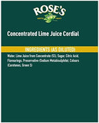 Rose's Lime Juice Cordial Fruit Juice Bottle, 1 Litre