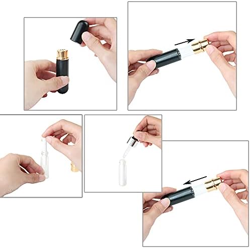 10 Pcs Aluminum Nasal Inhalers Tubes Multi-color Essential Oil Personal Empty Refillable Elegant Inhaler with Wicks