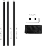 Dreamlin 9.8ft/3m Silicone Aerial Flying Dance Pole Portable Suspension Yoga Fitness Tube Hanging Rotary Silicone Steel Dancing Pole Gym Equipment for Home