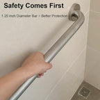 24 Inch Shower Grab Bar, Anti Slip Grab Bar for Bathtubs Showers Toilet, Safety Stainless Steel Shower Handles Hand Rail for Senior, Elderly, Handicap, Pregnant, Children