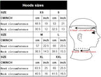 Inflatable Latex Hood with Mouth Nose Tubes Double Layer Back Zipper Rubber Mask