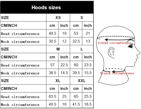 Inflatable Latex Hood with Mouth Nose Tubes Double Layer Back Zipper Rubber Mask