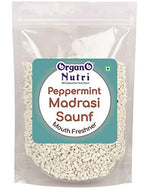 Organo Nutri Peppermint Mouth Freshener Sweet Madrasi Saunf (450 G)