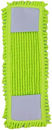 Home Cleaning Pad Coral Velet Refill Household Dust Mop Head Replacement Floor Soft Texture Practical Tool (Green)