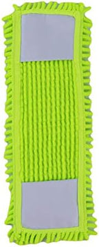 Home Cleaning Pad Coral Velet Refill Household Dust Mop Head Replacement Floor Soft Texture Practical Tool (Green)